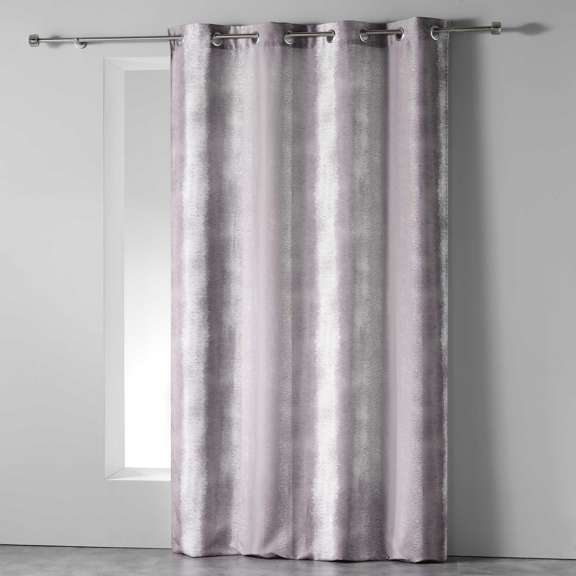 Douceur d'intérieur Závěs na očkách ARC EN CIEL 140 x 260 cm, taupe šedá