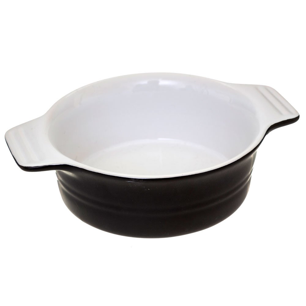 Secret de Gourmet Keramická miska na pečení, Ø 13 cm, černá černá