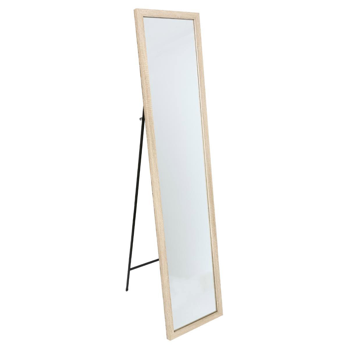 Atmosphera Stojící zrcadlo EFFE s nastavením úhlu náklonu, 35x155 cm, šedé hnědá