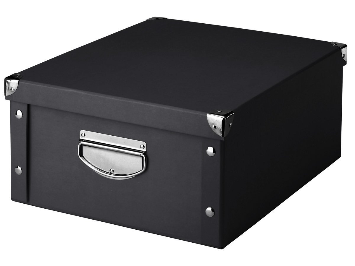 Box pro skladování, 40x33x17 cm, barva černá, ZELLER 17928 černá