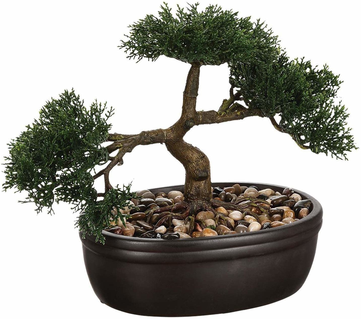 Atmosphera Umělá dekorativní rostlina BONSAI, 23 cm černá