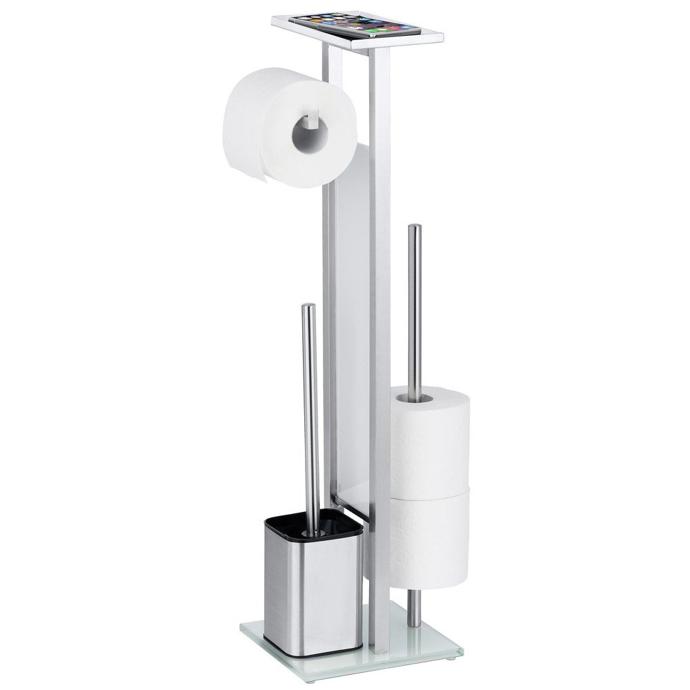 Wenko WC sada Debar (nerezová ocel matná)