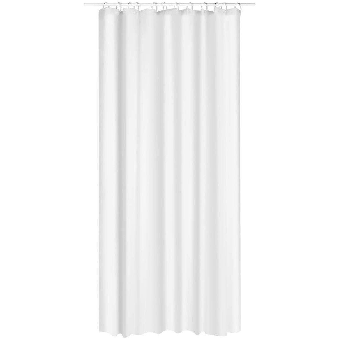 5five Simply Smart Bílý sprchový závěs z polyestru EVA, 180x200 cm bílý