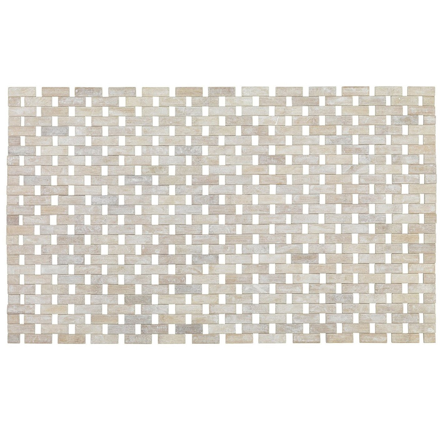 BAMBOO Bamboo Bath Mat, Bílá, WENKO 22106100 béžová
