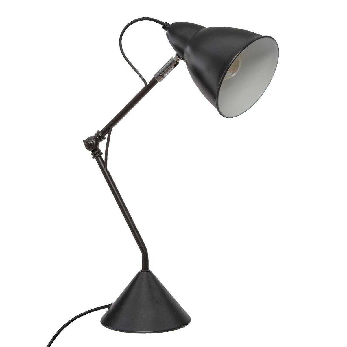 Atmosphera AUDE stolní lampa, kov, 62 cm, černá černá