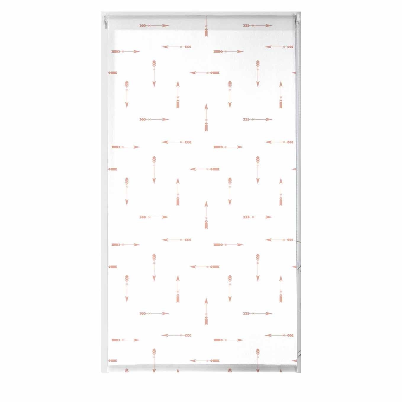 Douceur d'intérieur Okenní rolety s indickým motivem, 60 x 180 cm, bílá bílá