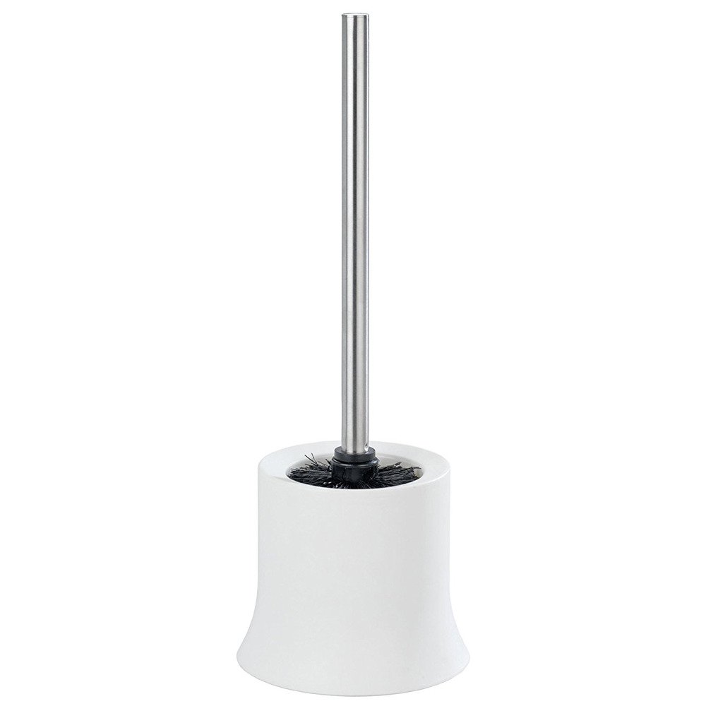 Nádoba na WC BASIC WHITE + štětka WC, WENKO 18751100 bílá