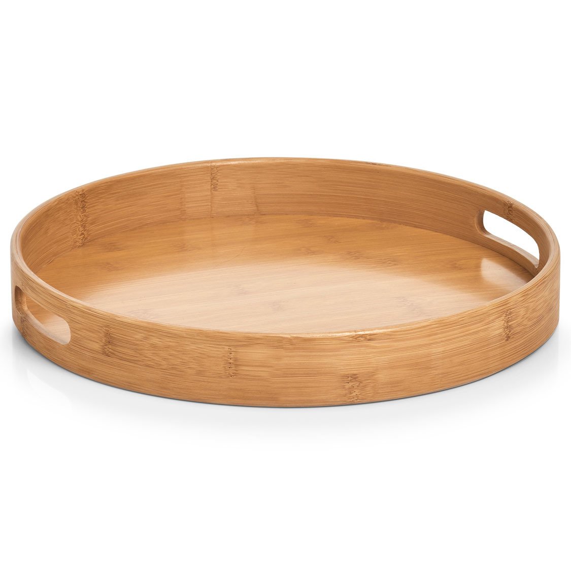 Servírovací tác, bambusový , Ø 38 cm, ZELLER hnědý