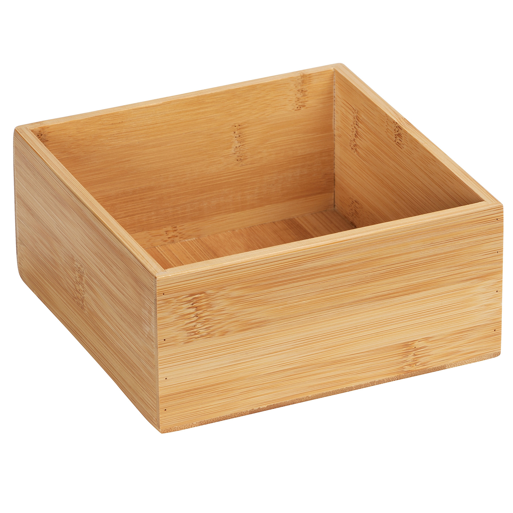 Koupelnový organizér TERRA, bambusový, M , WENKO hnědý