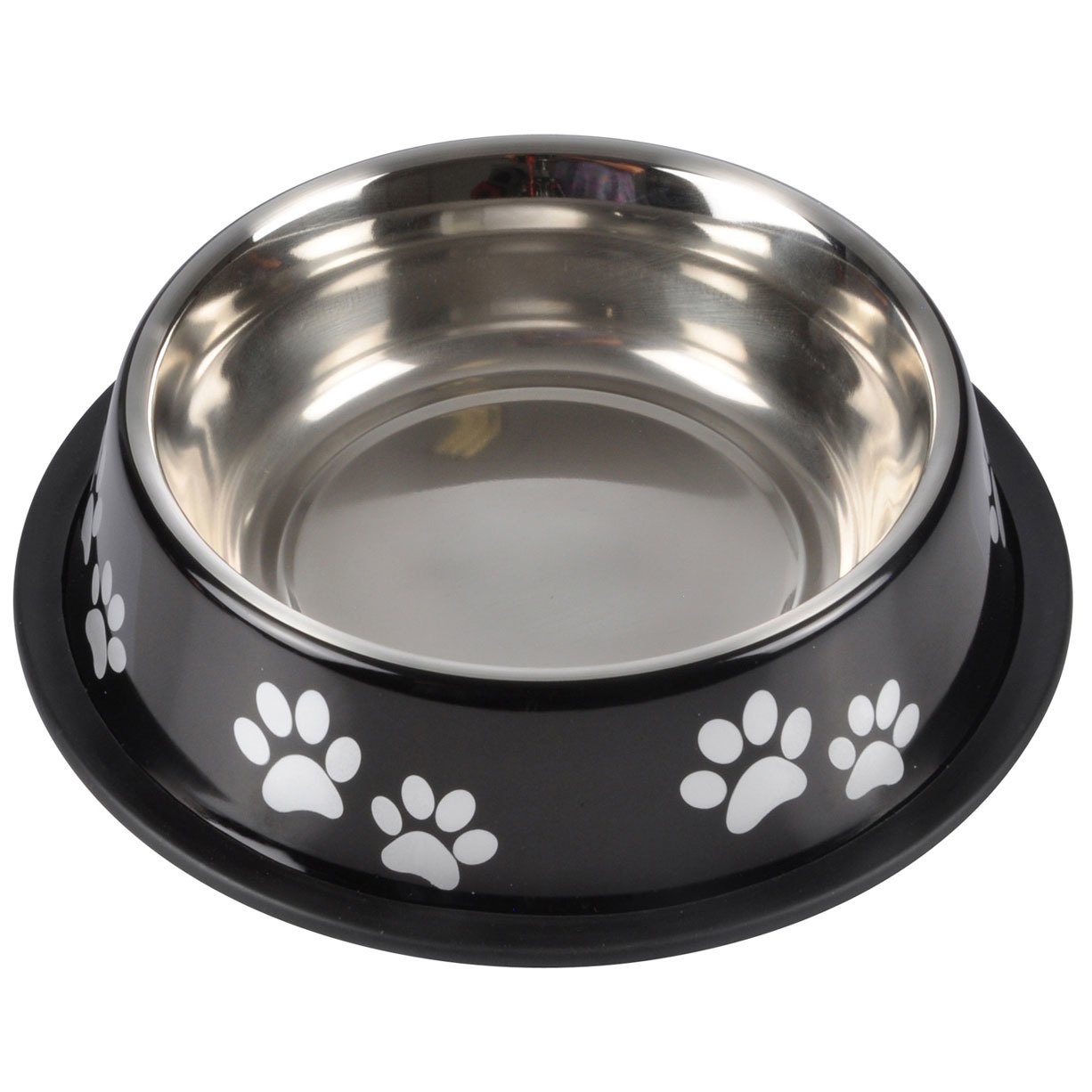 Love Story Miska pro psy, nerezová ocel, O 21 cm, černá černá