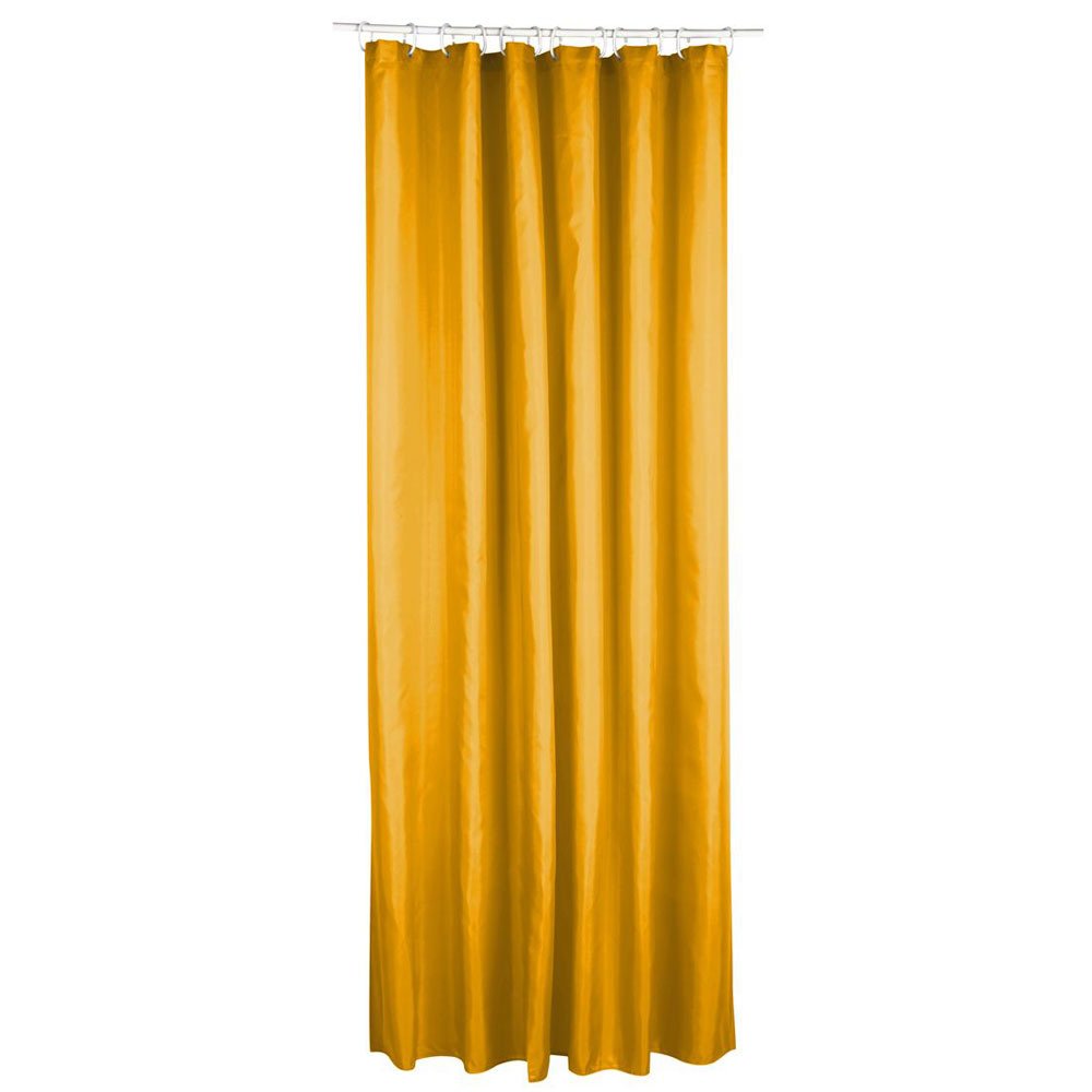 5five Simply Smart Polyesterový sprchový závěs 180 x 200 cm, hořčice žlutá
