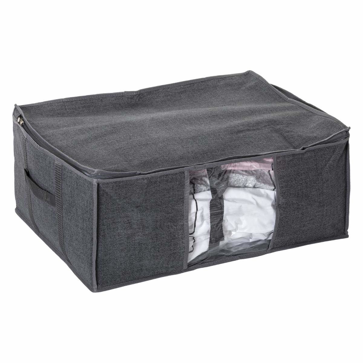 Kryt na textil, ložní prádlo šedá, Air - Store velikost L, 5five Simply Smart antracitová