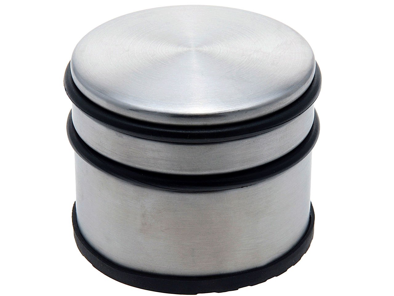 EH Excellent Houseware Zarážka do dveří, z nerezové oceli, nízká 170297330 stříbrná