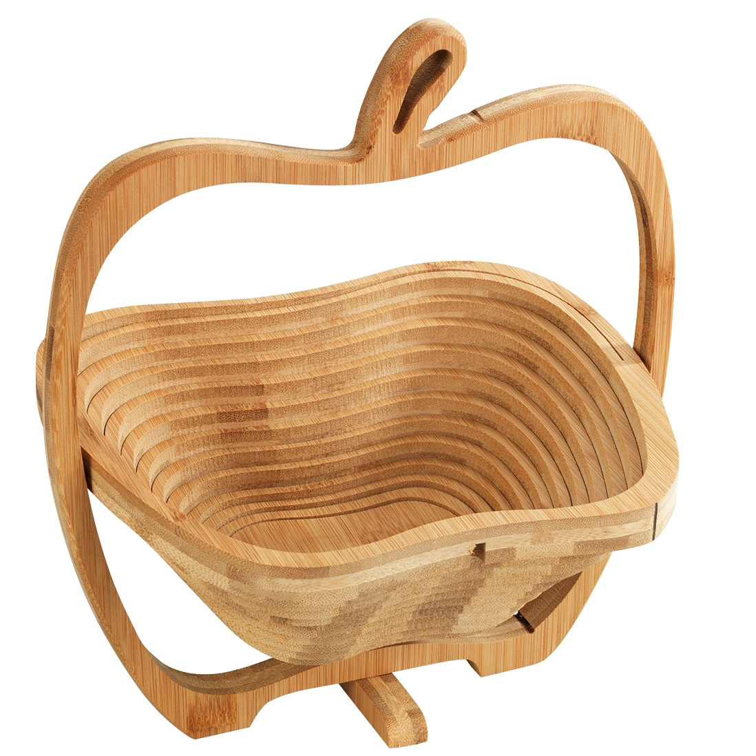 Maximex Koš na ovoce, Ø 22,5 x 30 cm, bambus hnědý