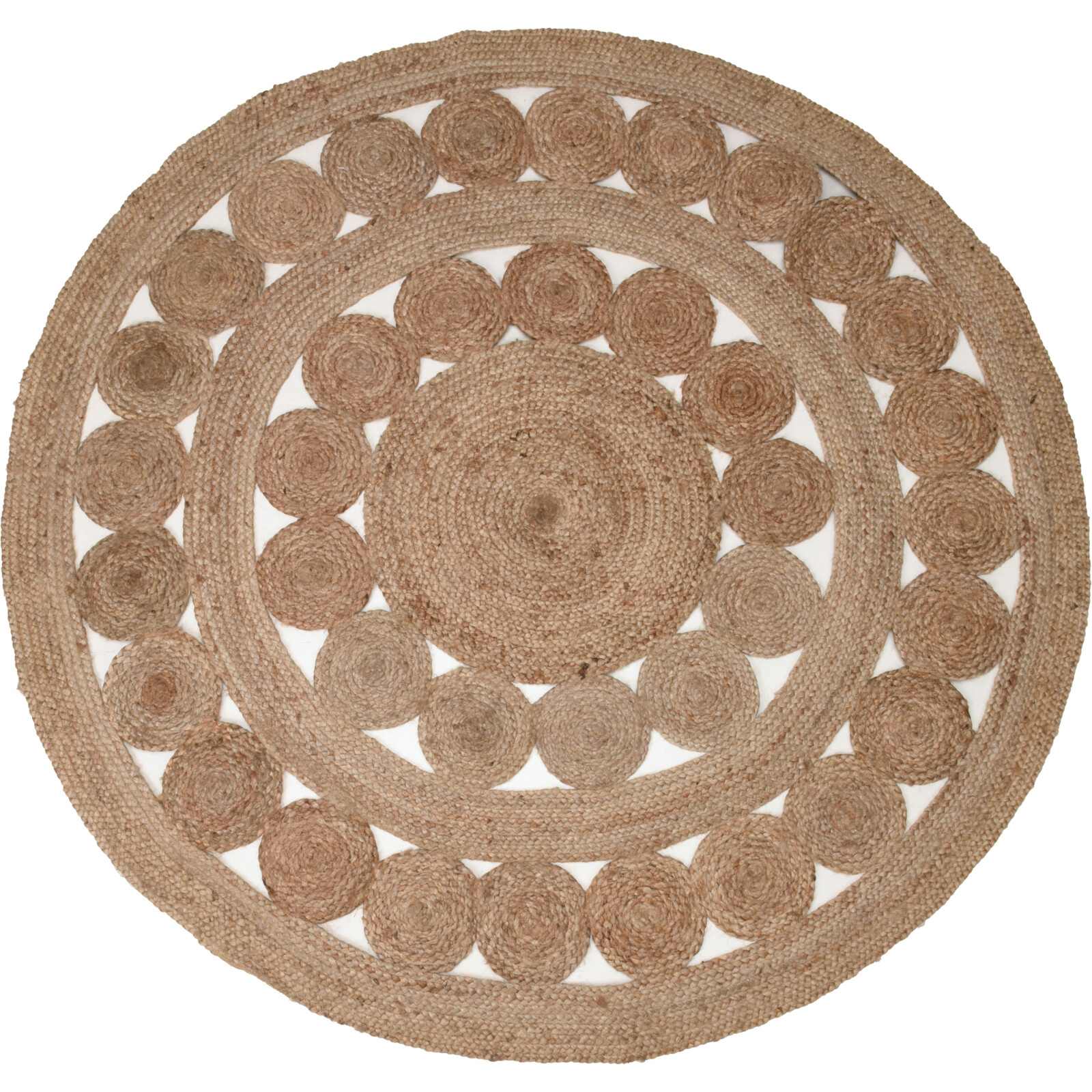 Home Styling Collection Jutový koberec, 150 cm hnědý