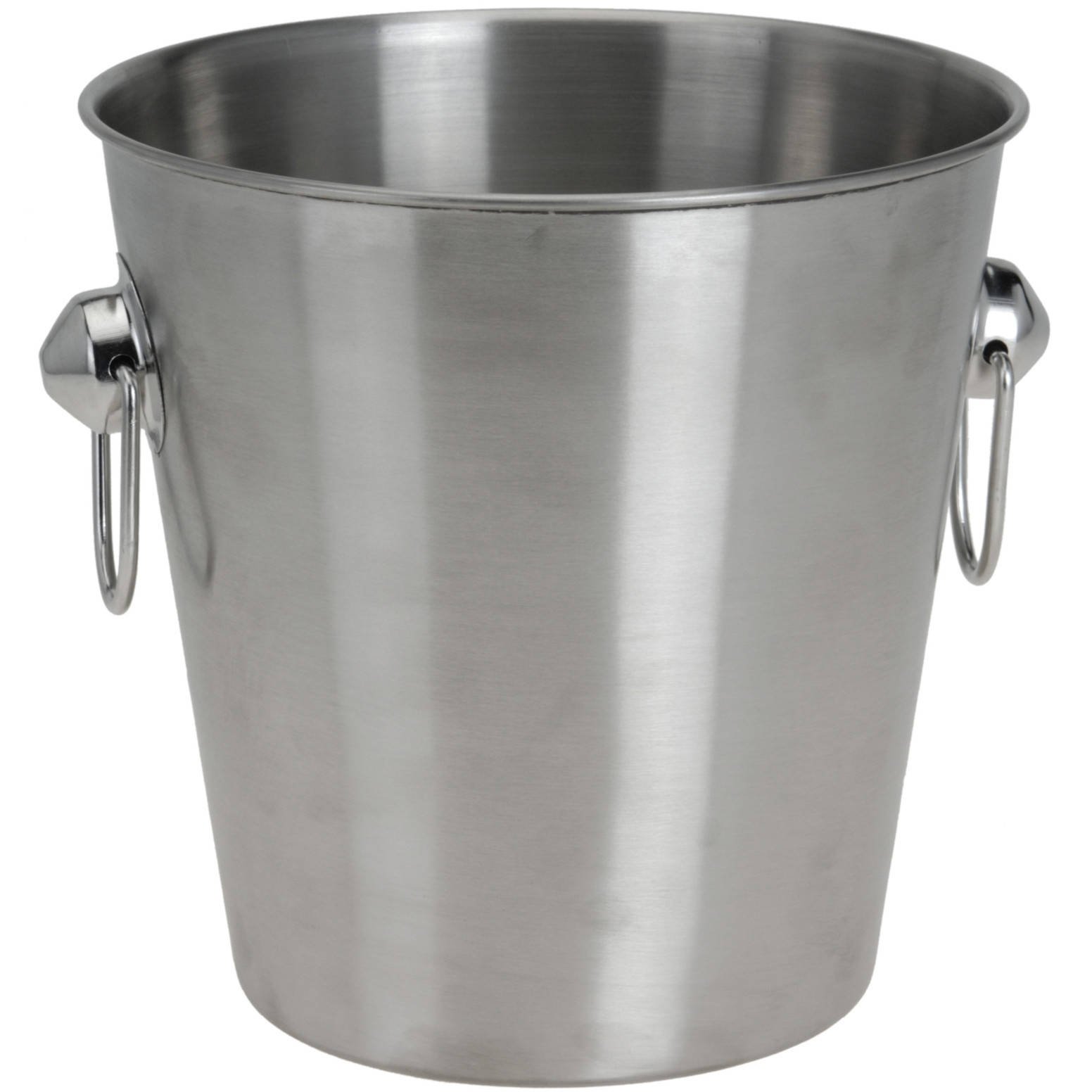 EH Excellent Houseware Chladič na víno, sekt, 20 cm, stříbrný s matným povrchem stříbrná