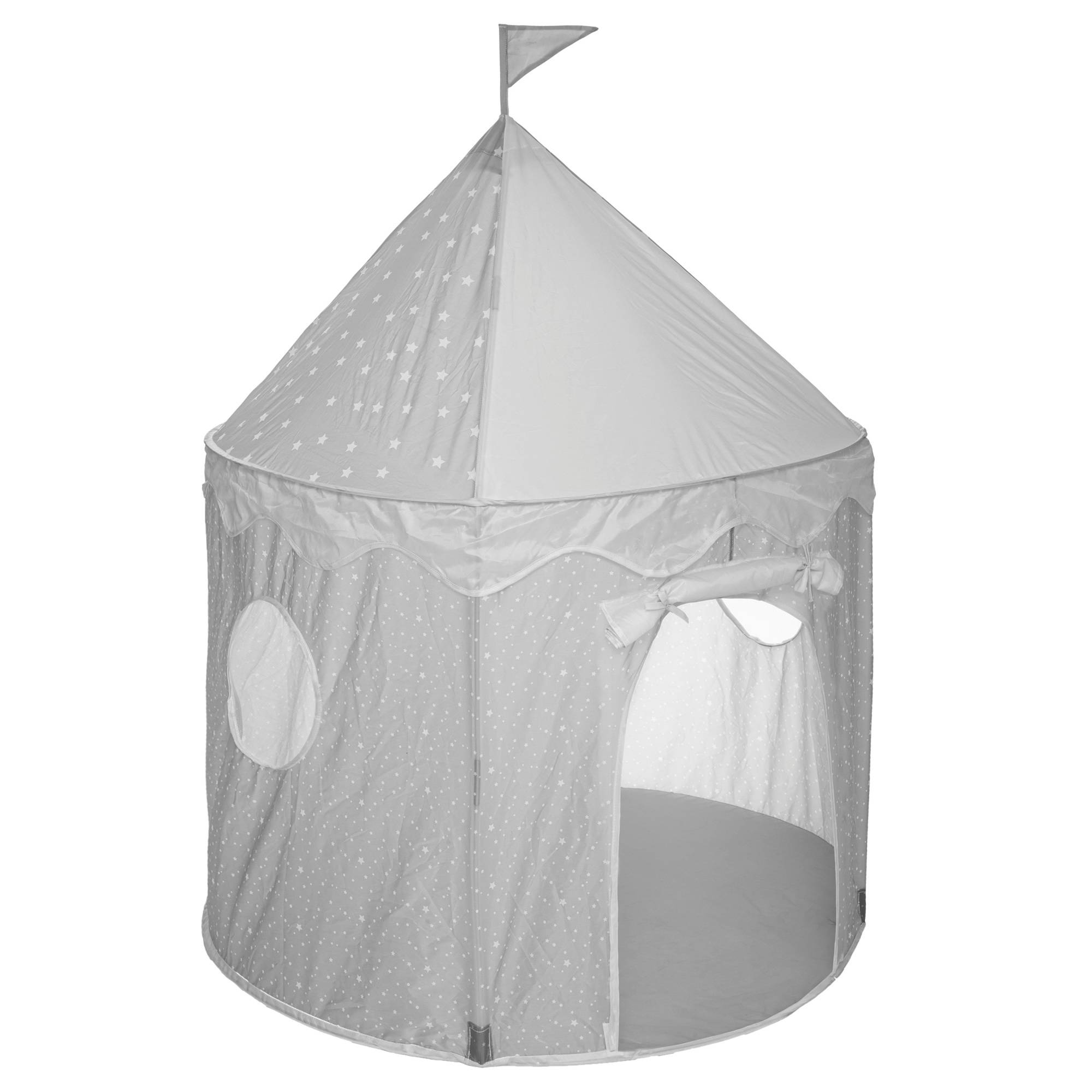 Atmosphera for kids Dětský stan, O 100 cm, polyester, šedá šedá