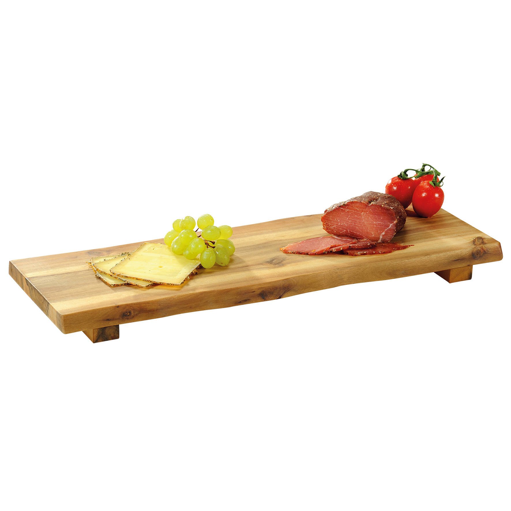 Servírovací deska, 53 x 19 cm, akátové dřevo, KESPER hnědý