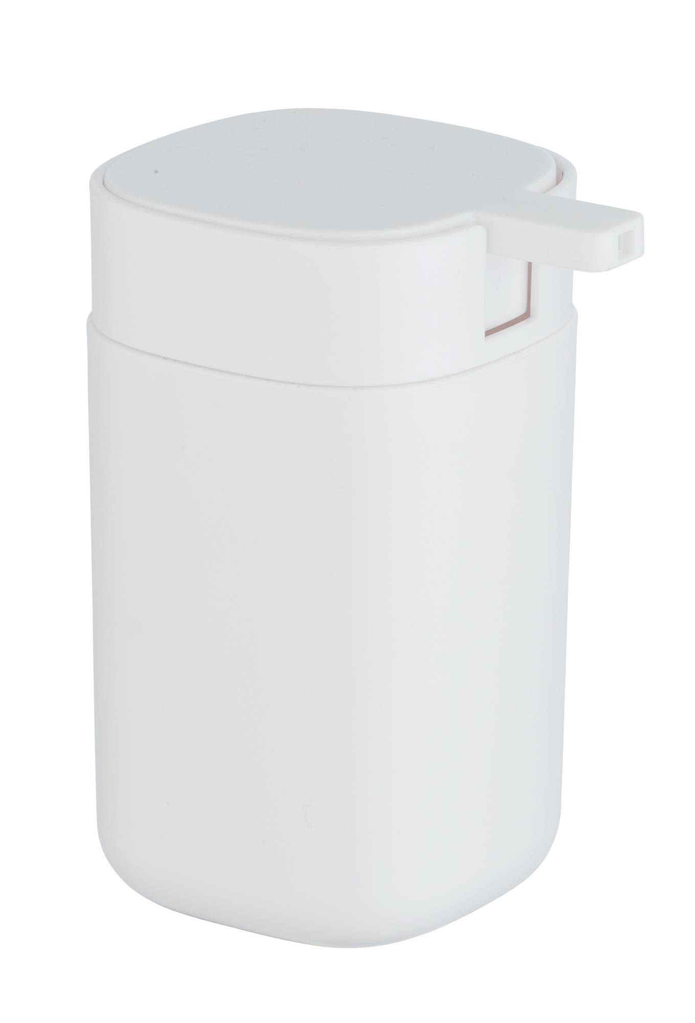 Dávkovač mýdla DAVOS, bílý, plast, 350 ml, WENKO bílá