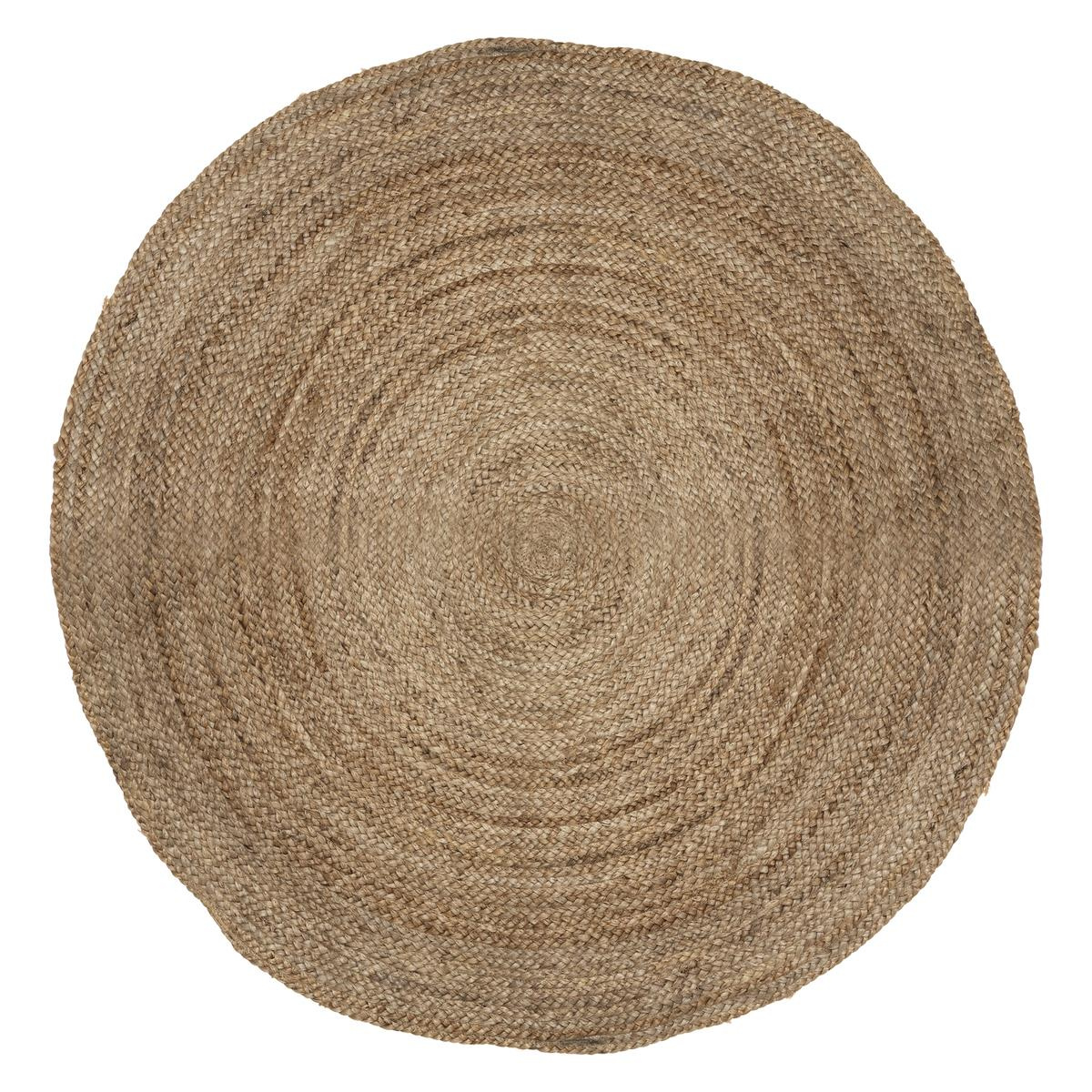 Atmosphera Jutový kulatý koberec, Ø 120 cm hnědý