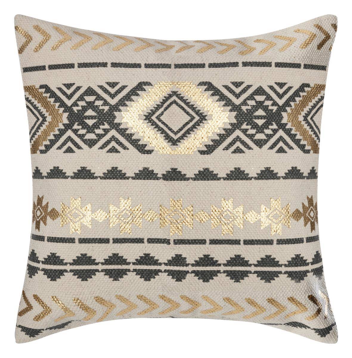 Atmosphera Povlak na polštář se vzorem, 40 x 40 cm béžová