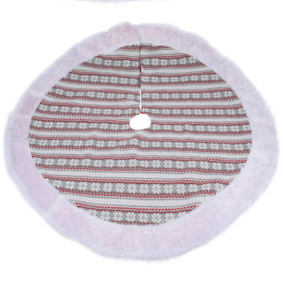 Home Styling Collection Koberec pod vánoční stromeček SKIRT KNITTED, 100 cm vícebarevná