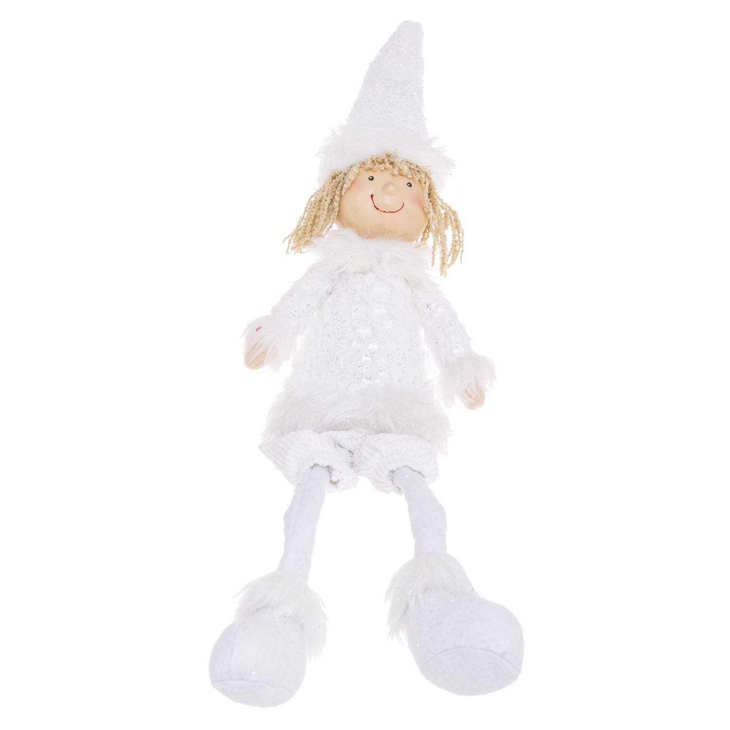 Fééric Lights and Christmas Vánoční dekorace, výška 55 cm bílá