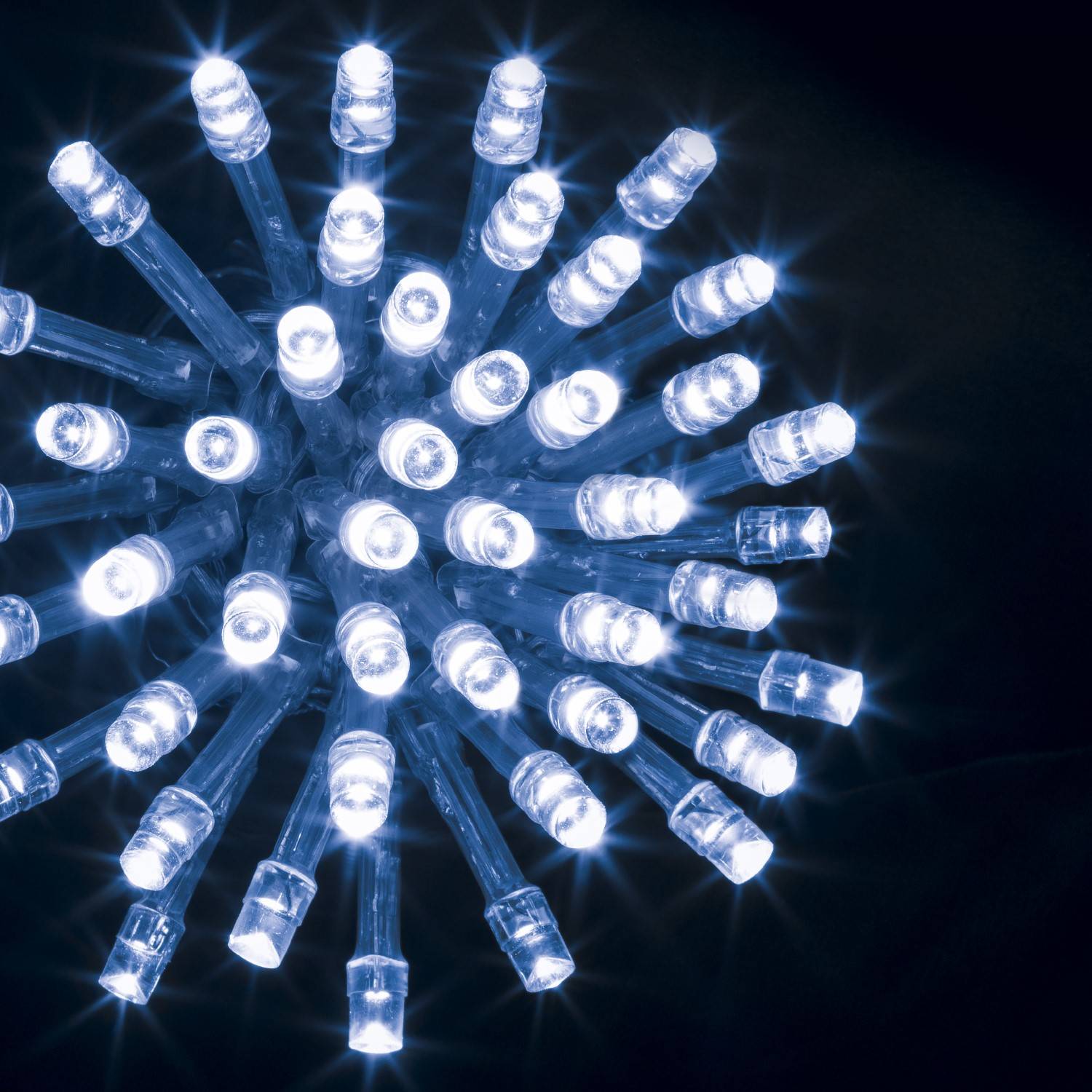 Fééric Lights and Christmas Vánoční venkovní řetěz, modré světlo, 20 m bílá