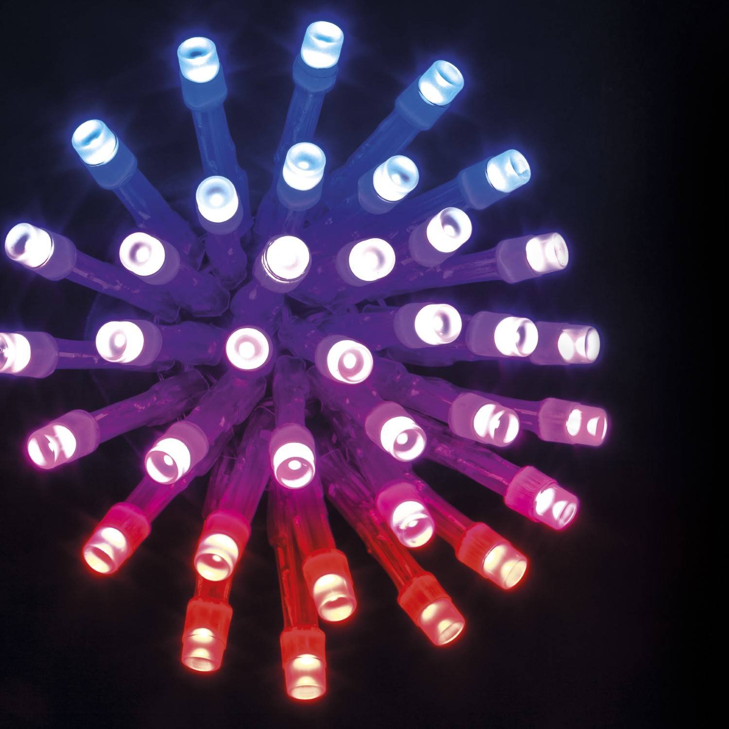 Fééric Lights and Christmas Vánoční venkovní řetěz, barevný, 100 LED vícebarevná