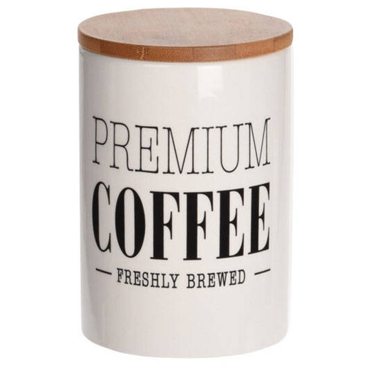 EH Excellent Houseware Dóza na kávu, béžová, O 10 cm béžová 65017