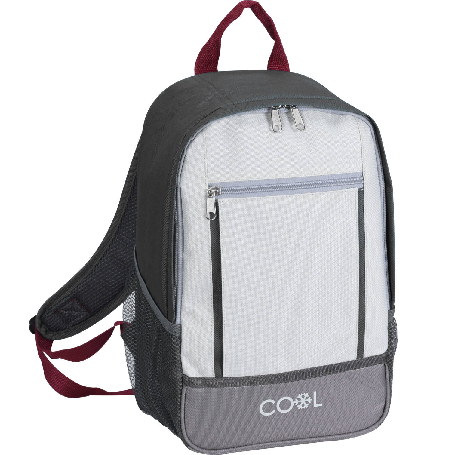 Redcliffs Outdoor Šedý batoh na jídlo COOL, termoizolační batoh, voděodolný, 10 l šedá