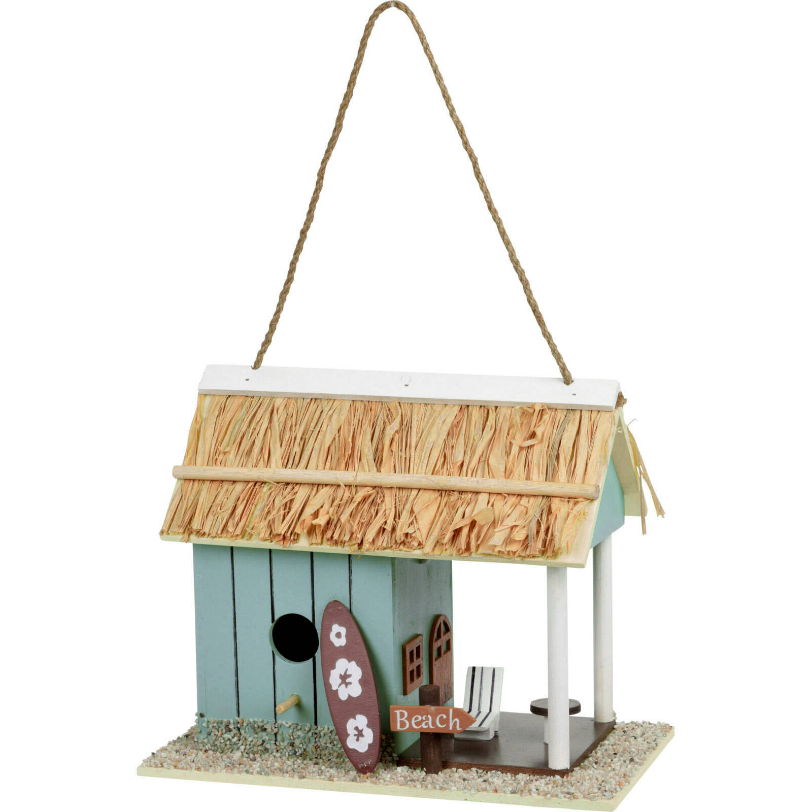 ProGarden Krmítko pro ptáky SURF HOUSE, dřevěné modrá 64808