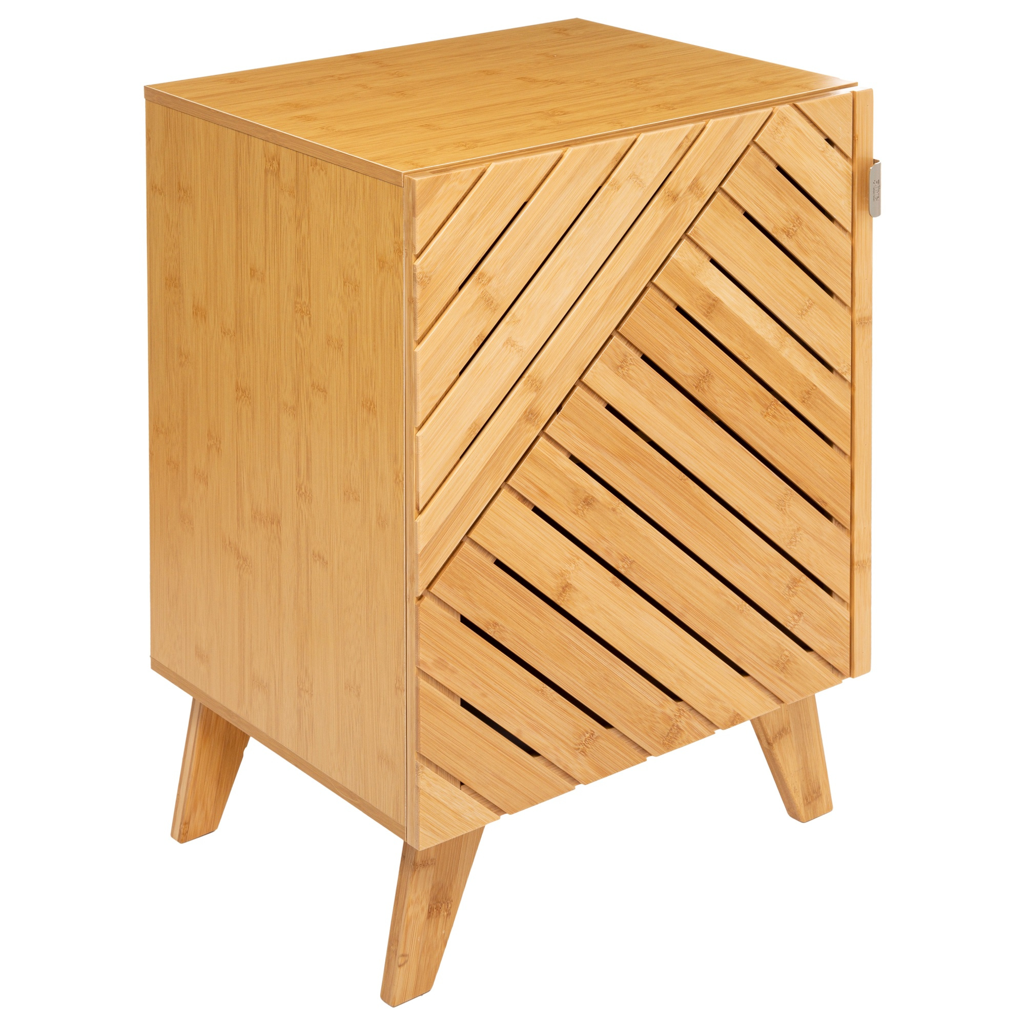 5five Simply Smart Skříňka do koupelny BAMBOO, bambusová, 45 x 38 x 70 cm hnědý