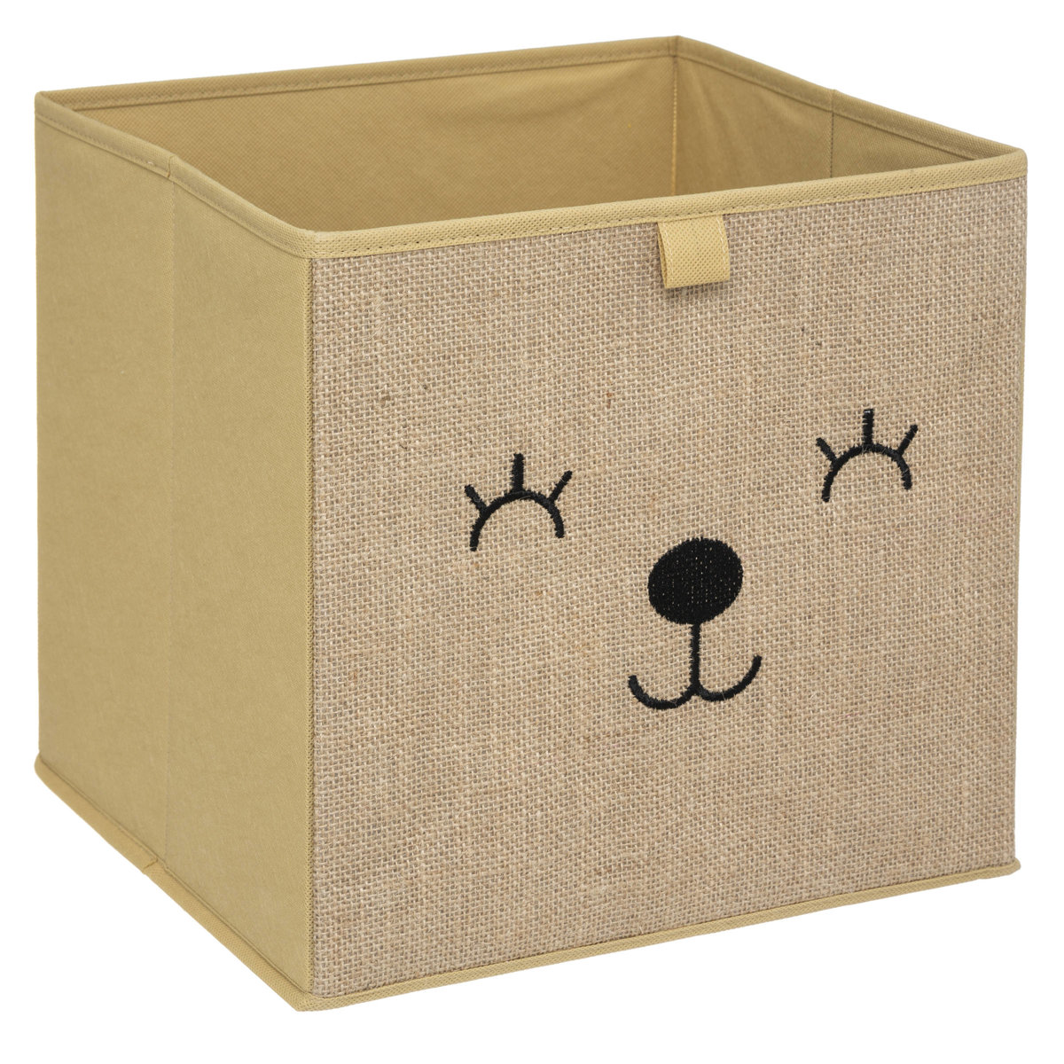 Atmosphera for kids Úložný box na hračky HAPPY PUPPY, 29 x 29 cm béžová