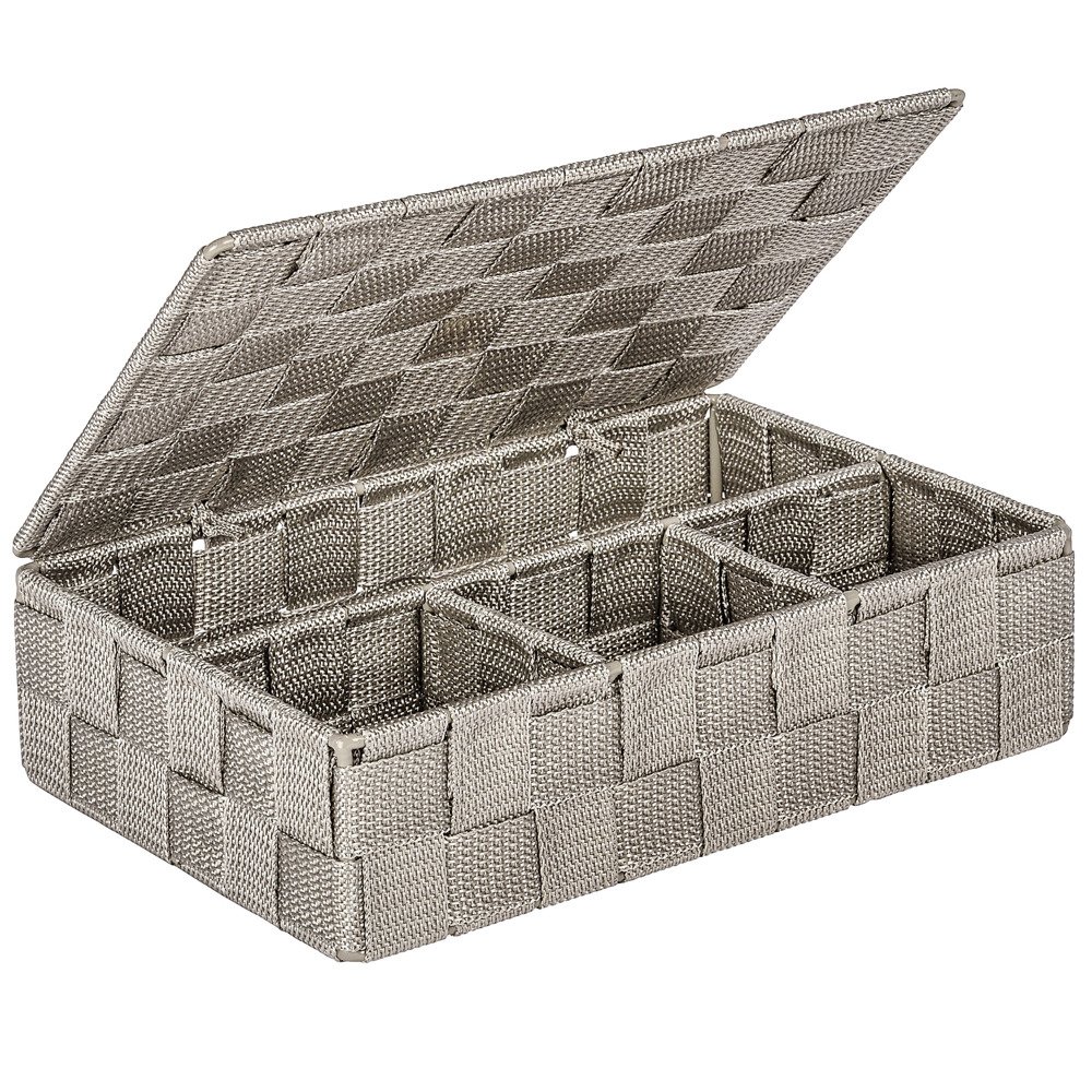 Praktický kontejner k segregaci ADRIA TAUPE, 26 x 8 x 17 cm, WENKO 22569100 béžová