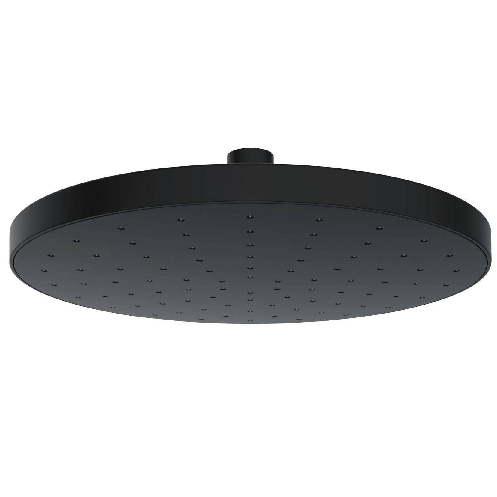 Sprchová hlavice s automatickým čištěním, kulatá, černá, o 22,5 cm, wenko černá