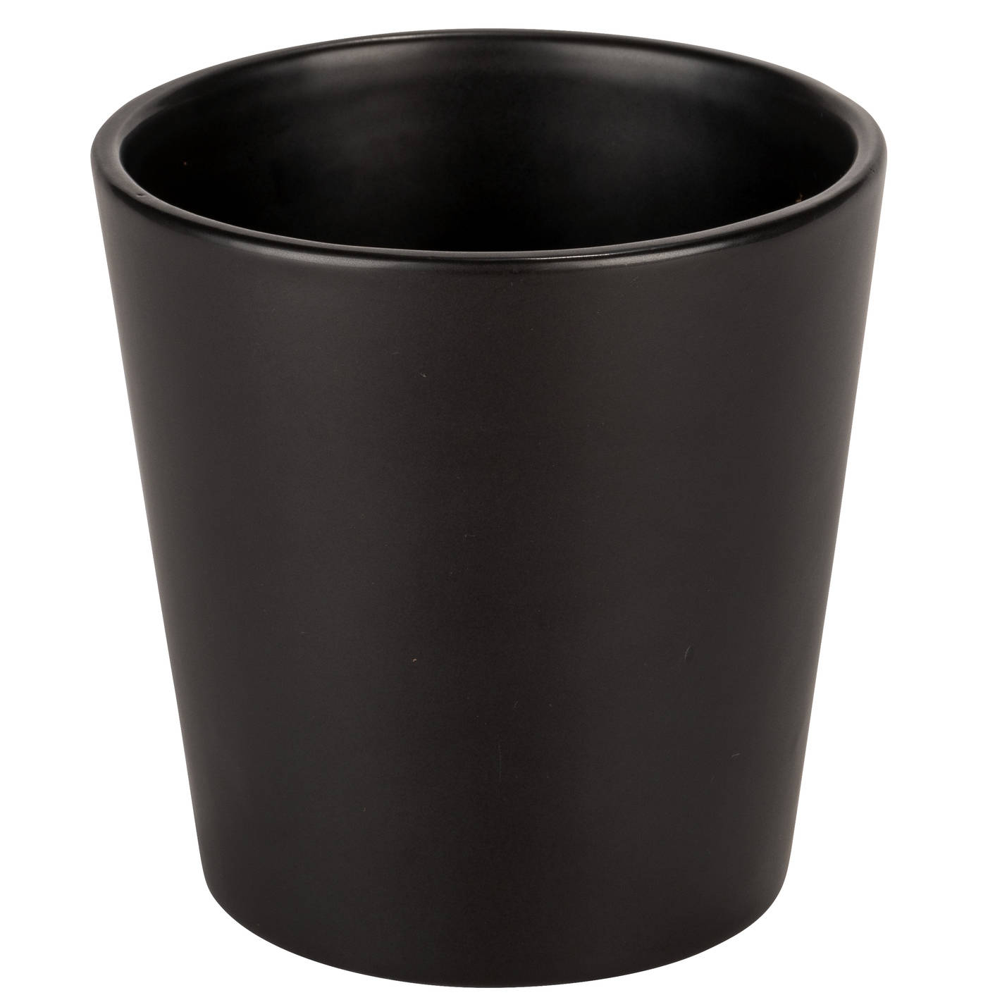 Květináč na bylinky KURO, keramický, Ø 13 cm, WENKO černá