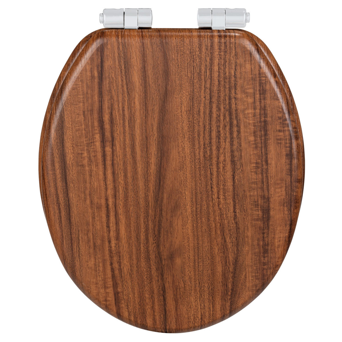 WC sedátko CHESTNUT, MDF, Fix-Clip, WENKO hnědá