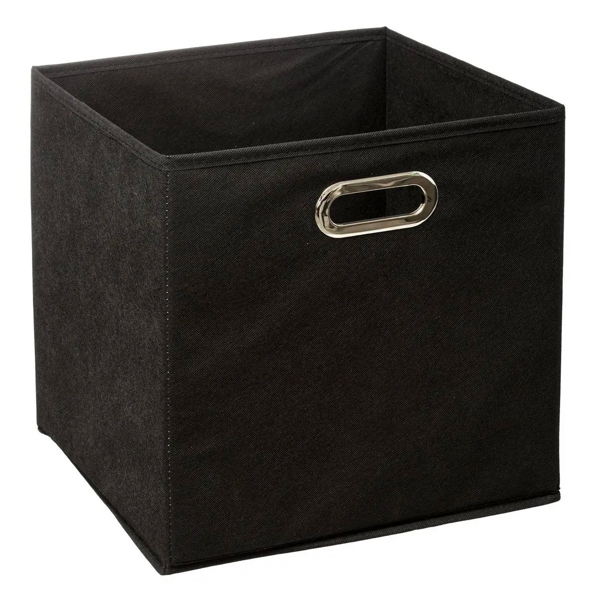 5five Simply Smart Úložný box, černý, textilní, 31 x 31 cm černá