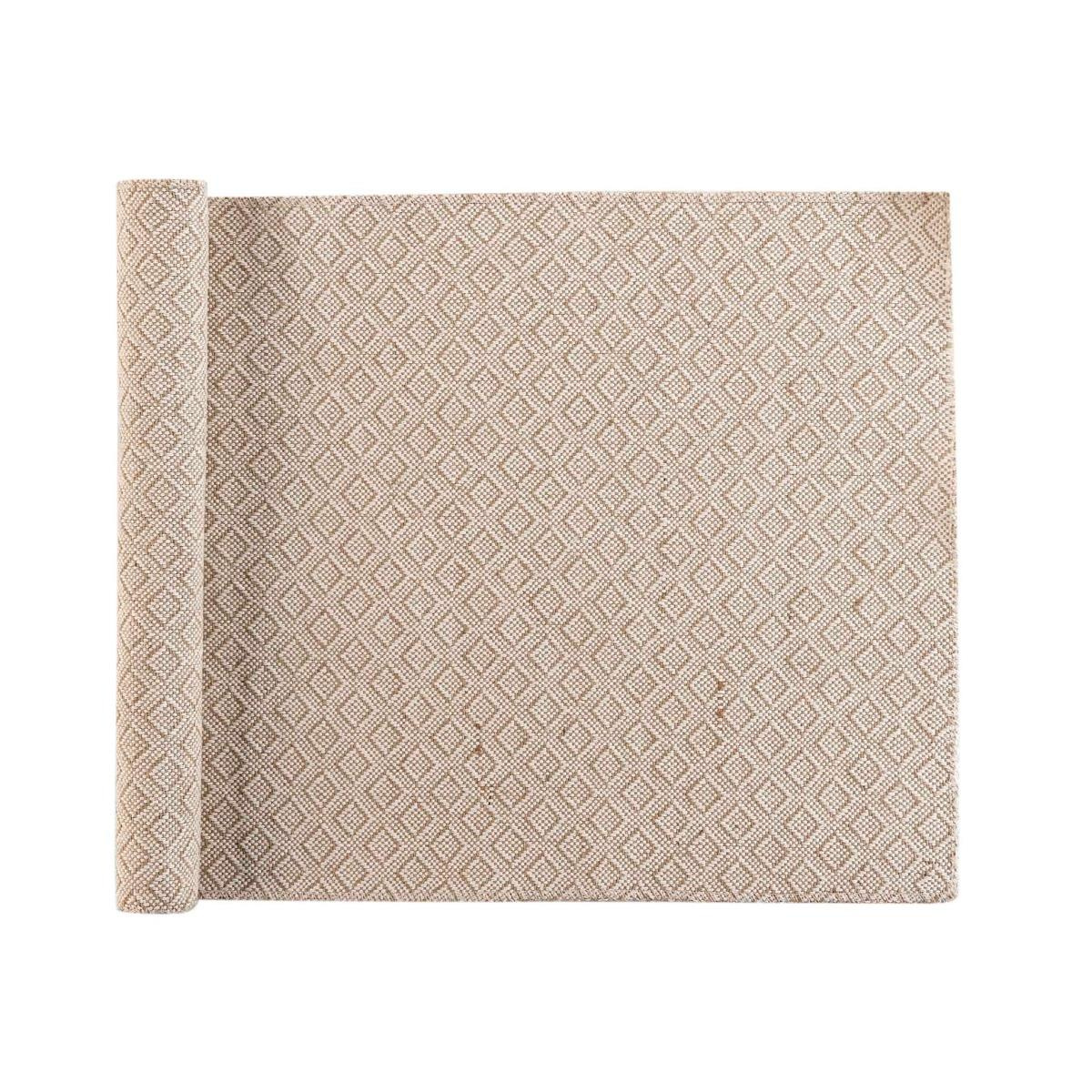 Douceur d'intérieur Běhoun na stůl DANITY, juta a polyester, 35 x 140 cm béžová