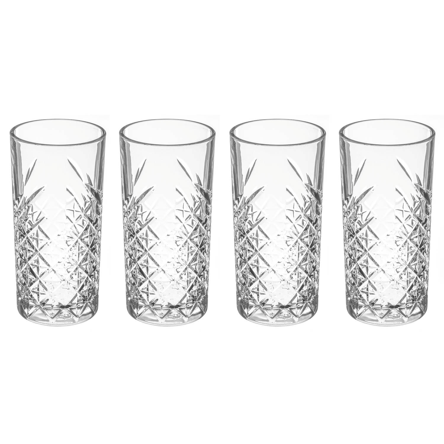 Secret de Gourmet Vysoká sklenice, 4 kusy, 450 ml transparentní