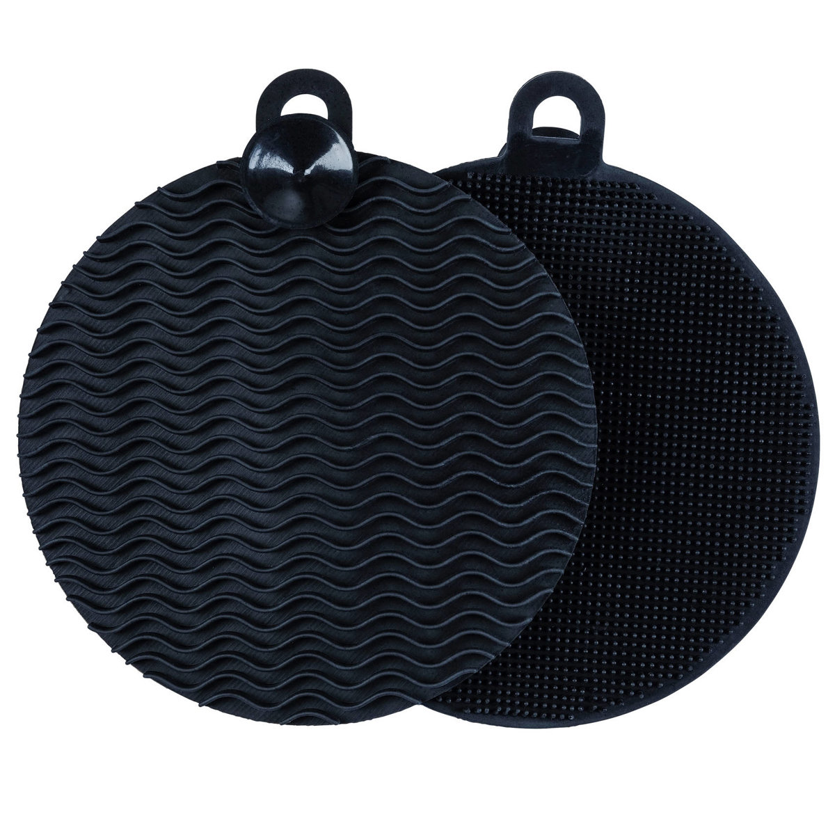 Silikonová houbička na nádobí, 2 ks, WENKO černá