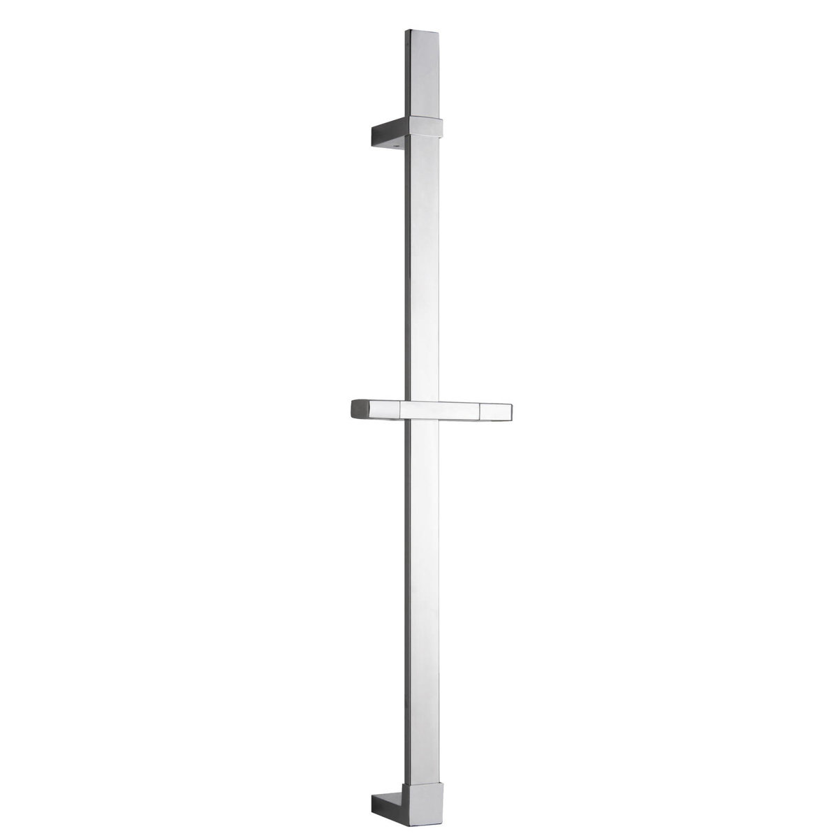 Sprchová tyč DESIGN, 68 cm, nerezová ocel, WENKO stříbrná