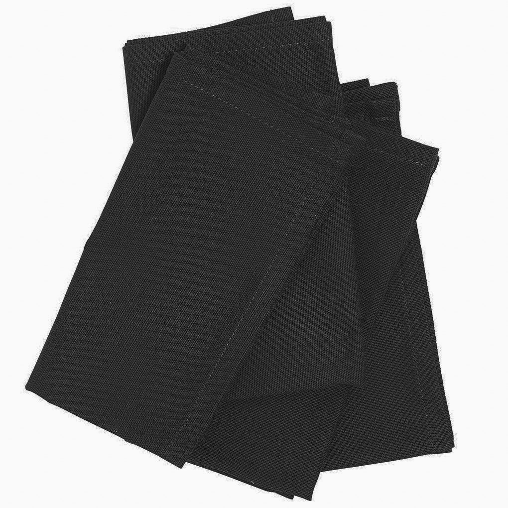 Today Látkové ubrousky UNI, bavlněné, hnědá barva, 4 kusy, 40 x 40 cm hnědý