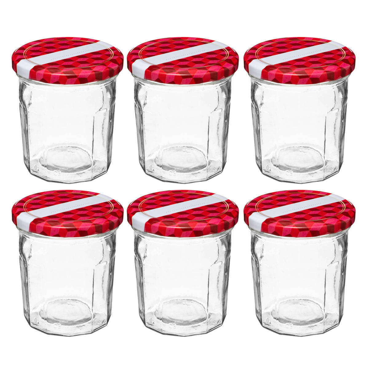 5five Simply Smart Zavařovací sklenice, 6 kusů, 280 ml transparentní
