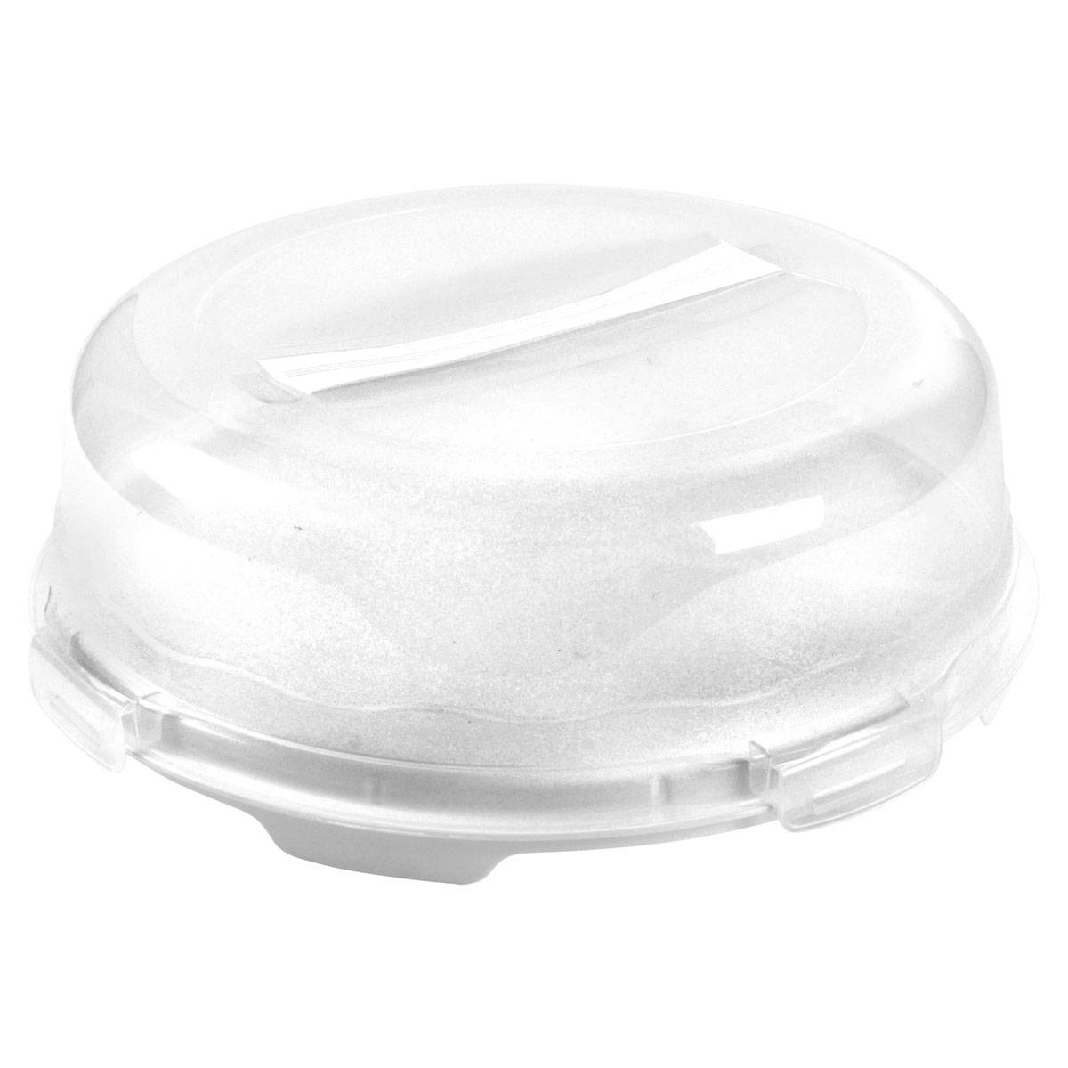 Homea Box na přepravu dortu, Ø 30 cm transparentní