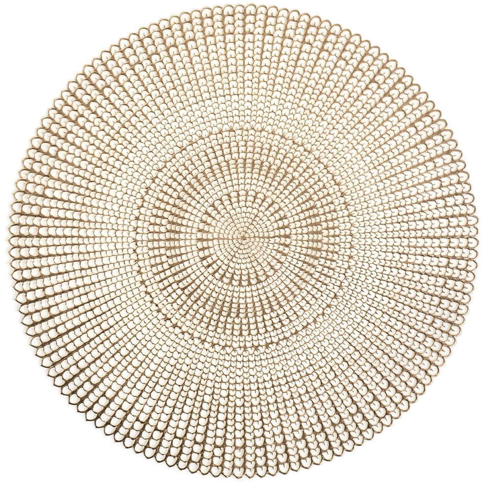 Zlaté prostírání na jídelní stůl, 41 cm, ZELLER 26818 zlatá