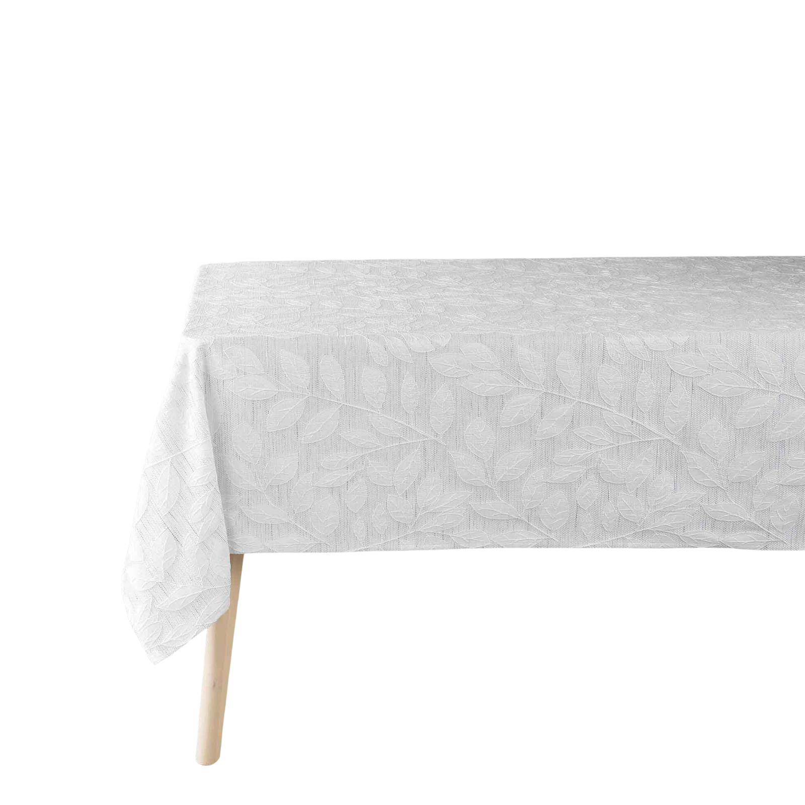 Douceur d'intérieur Žakárový ubrus GIPSY, obdélníkový, bílý, 140 x 240 cm bílá