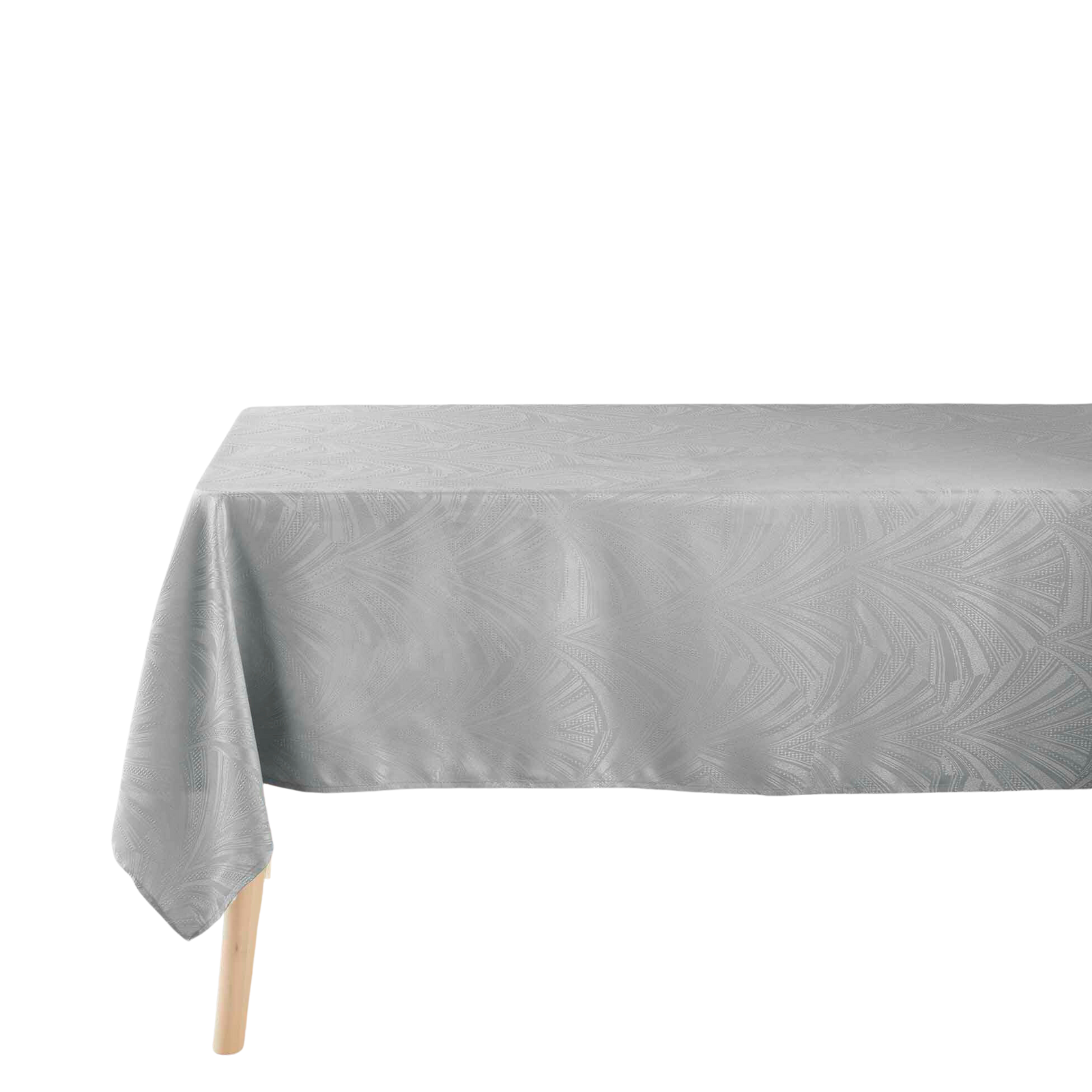 Douceur d'intérieur Žakárový ubrus LOLLY, obdélníkový, šedý, 140 x 240 cm šedá