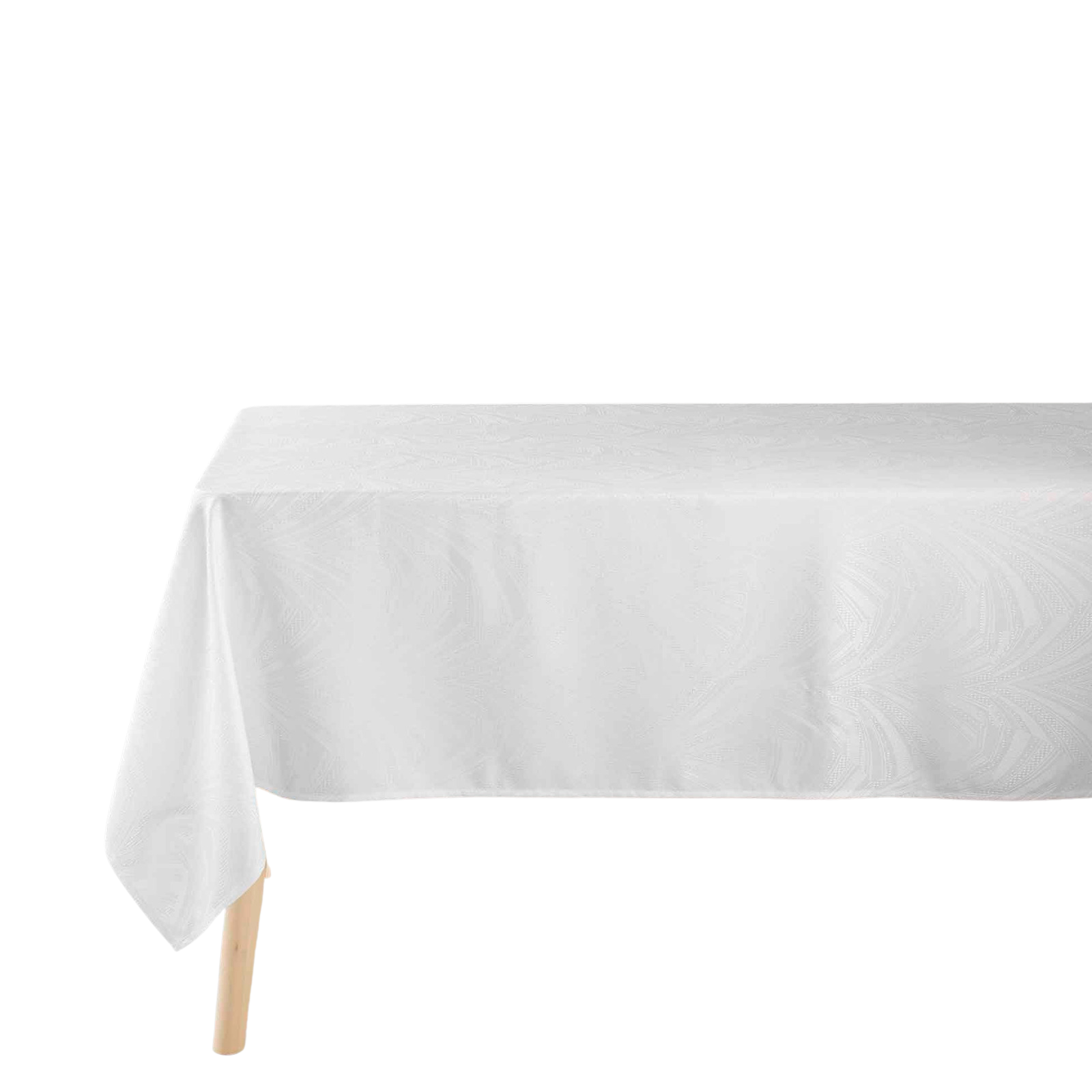 Douceur d'intérieur Žakárový ubrus LOLLY, obdélníkový, bílý, 140 x 240 cm bílá